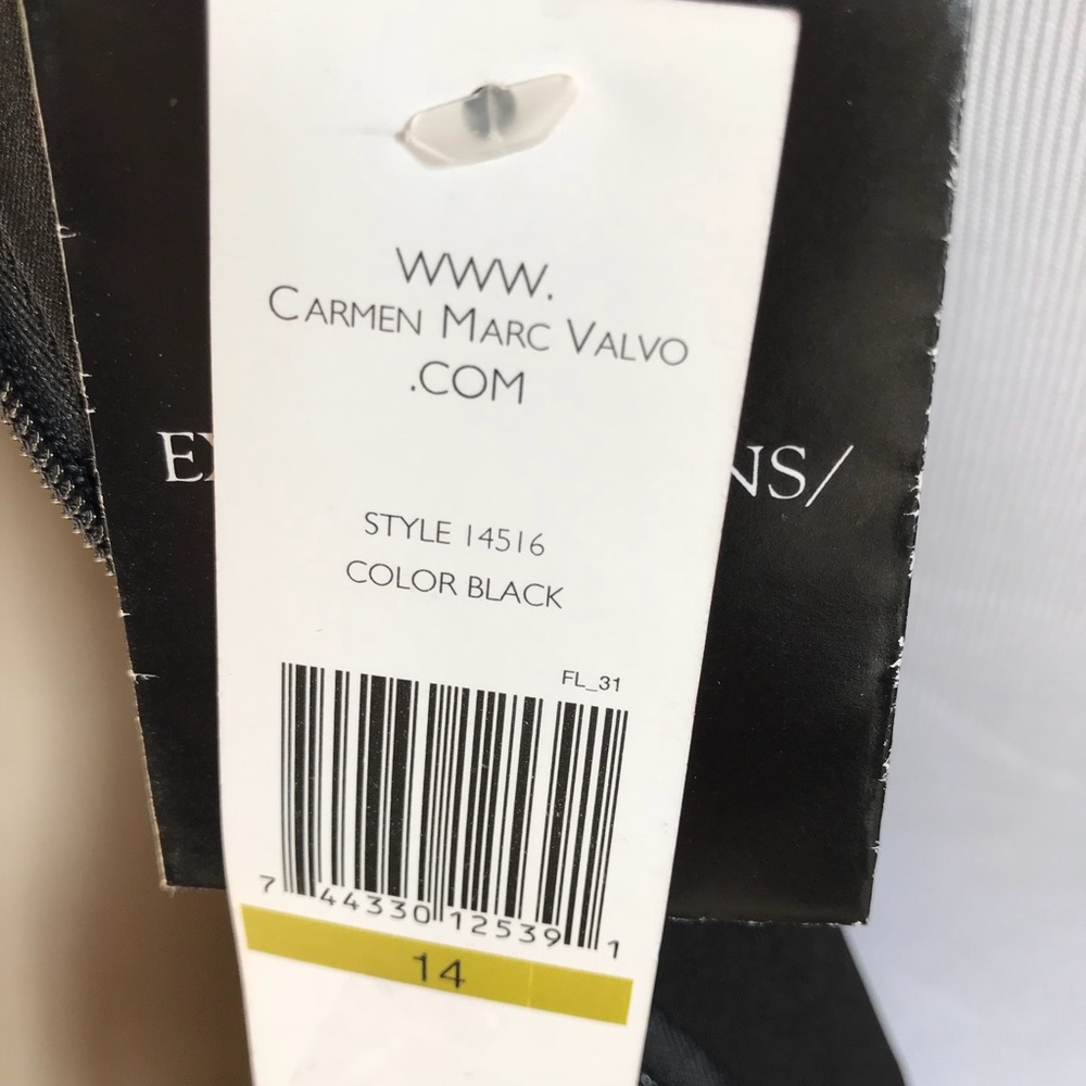 Carmen Marc Valvo Embroidered Cocktail Dress NWT - Picture 5 of 7